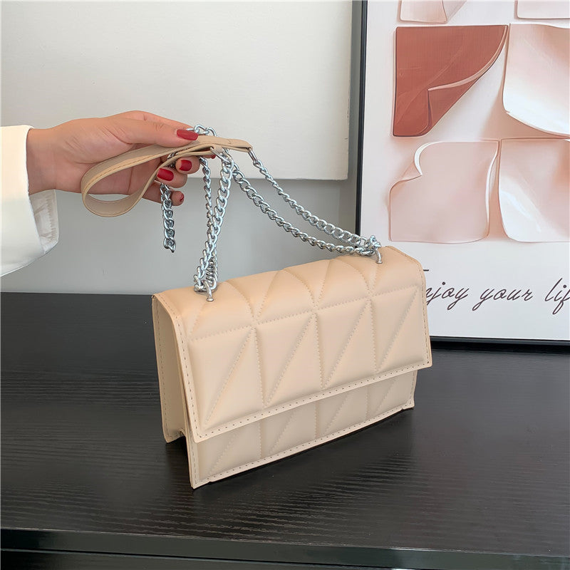 Wholesale Diamond Chain Embroidery Small Square Bag Mini Crossbody Shoulder Bag